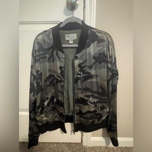 Evereve Sateen Bomber Jacket